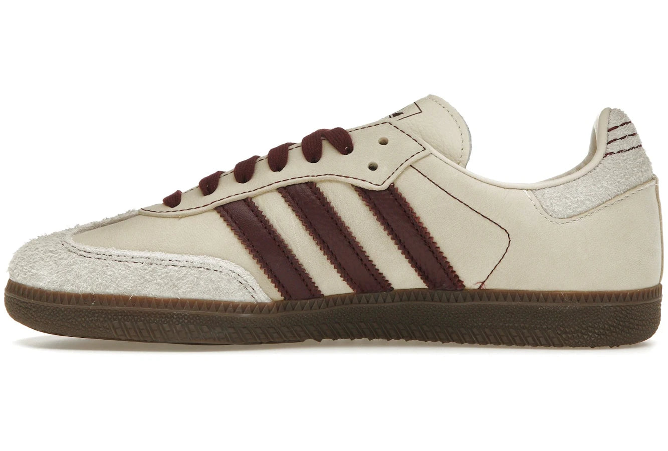 Adidas Samba OG Wonder White Maroon