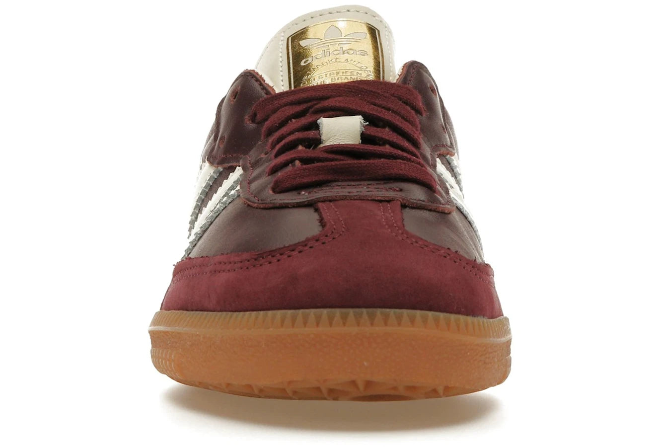 Adidas Samba OG Maroon Gold Metallic