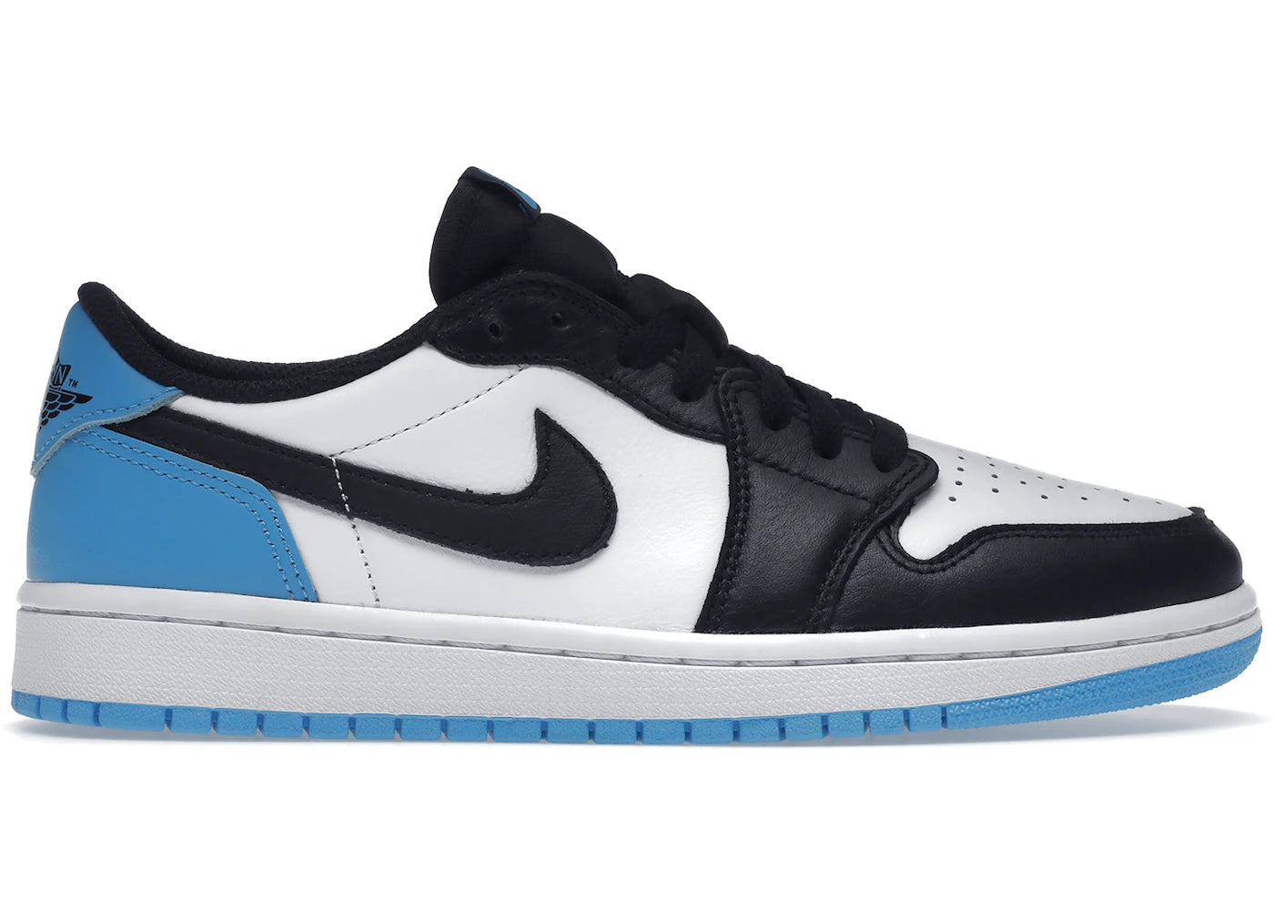 Air Jordan 1 Low Black Dark Powder Blue