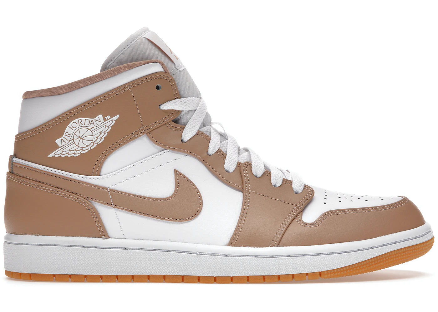 Air Jordan 1 Mid Tan Gum