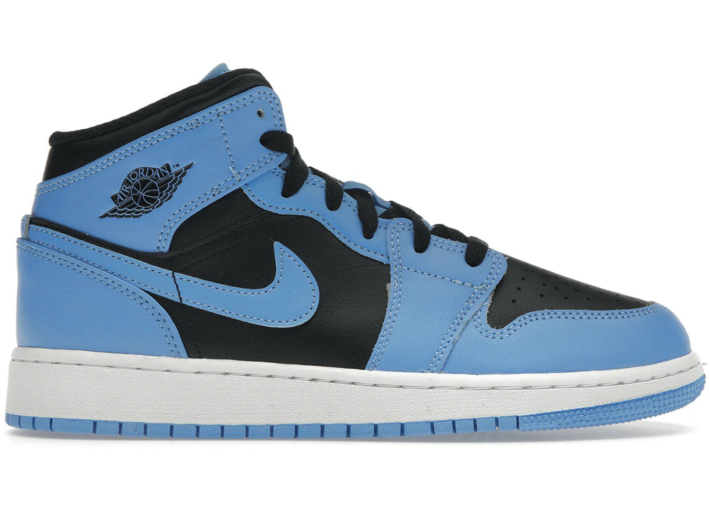 Air Jordan 1 Mid University Blue Black