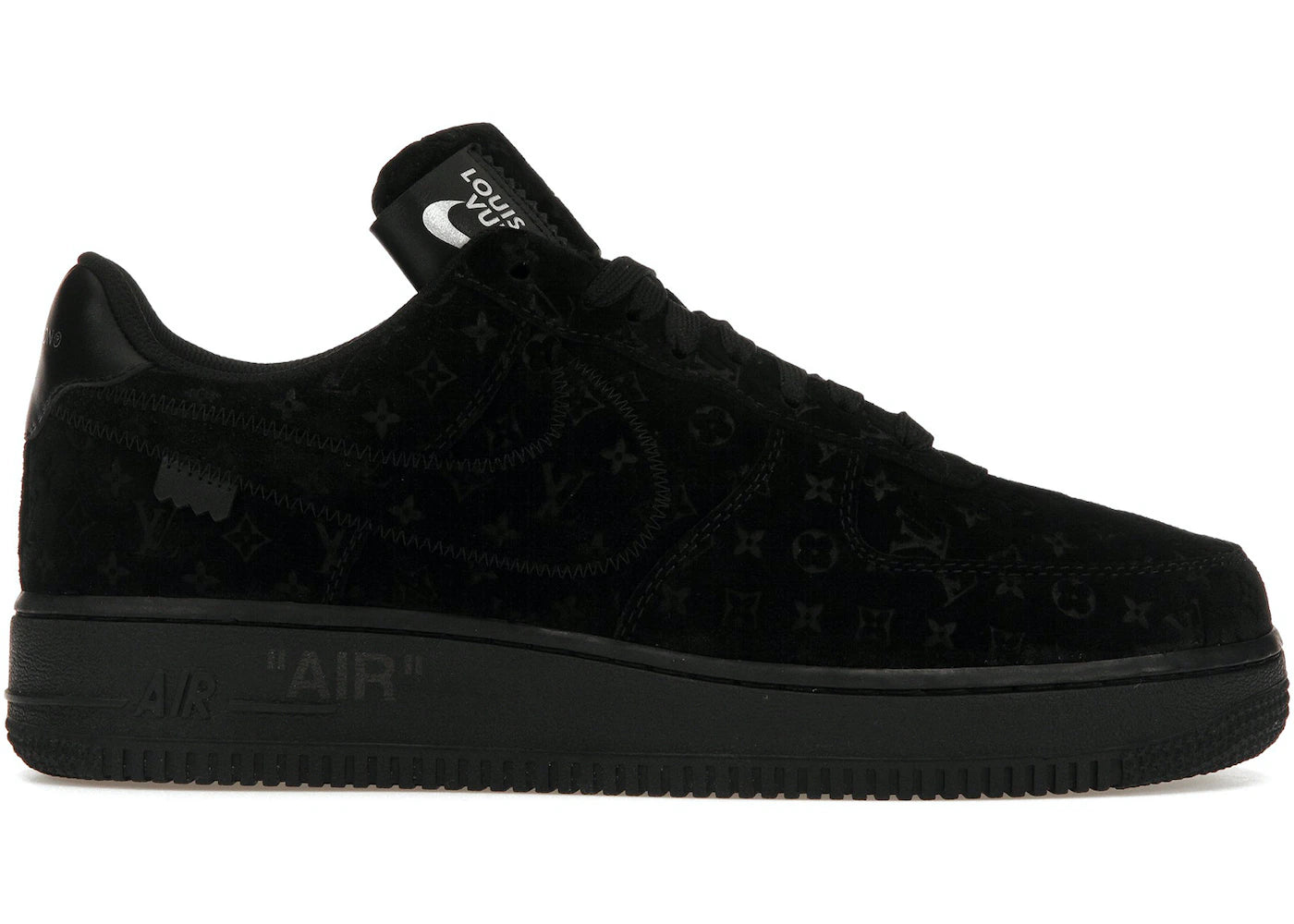 Louis Vuitton Nike Air Force 1 Low By Virgil Abloh Black