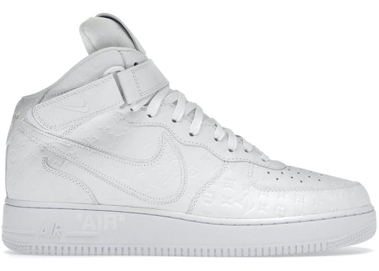 Louis Vuitton Nike Air Force 1 Mid By Virgil Abloh White