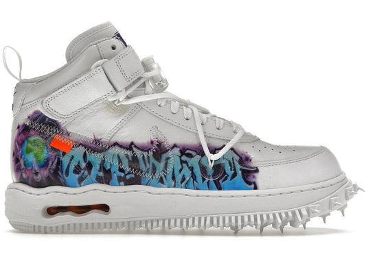 Nike Air Force 1 Mid Off-White Graffiti White