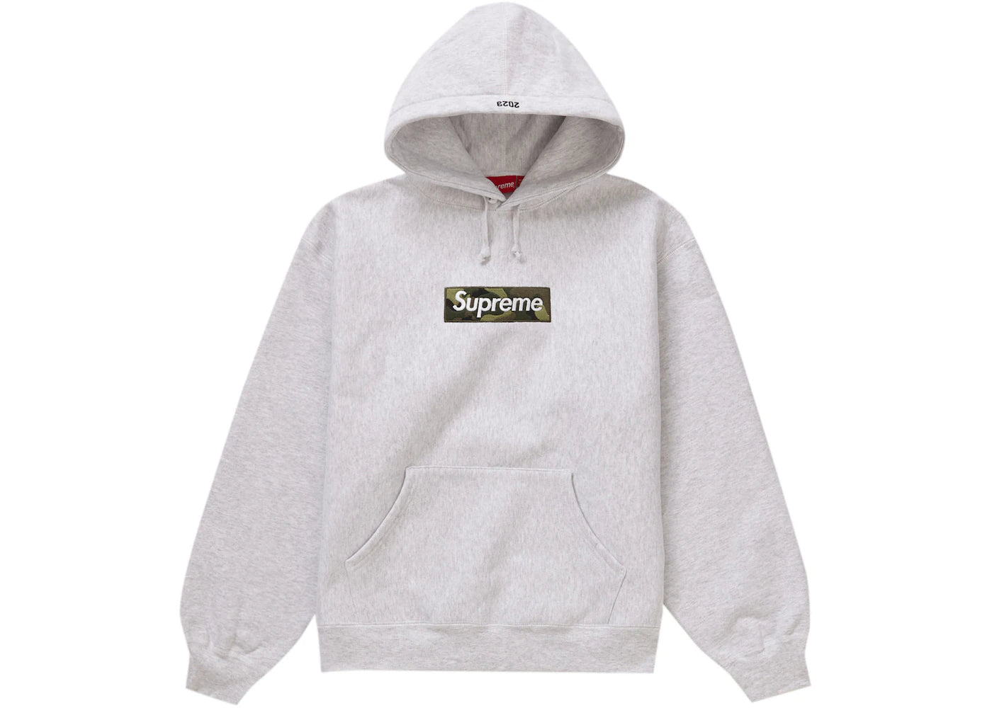 Supreme Box Logo Hooded Sweatshirt Ash Grey