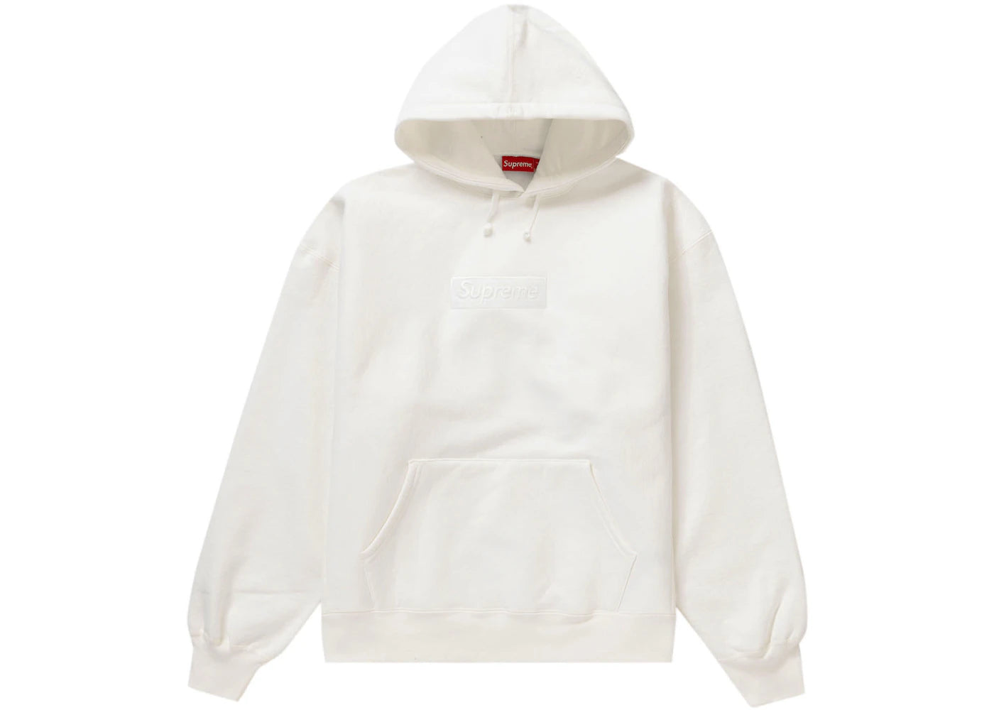 Supreme Box Logo Hooded Sweatshirt White