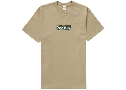 Supreme Box Logo Tee Khaki