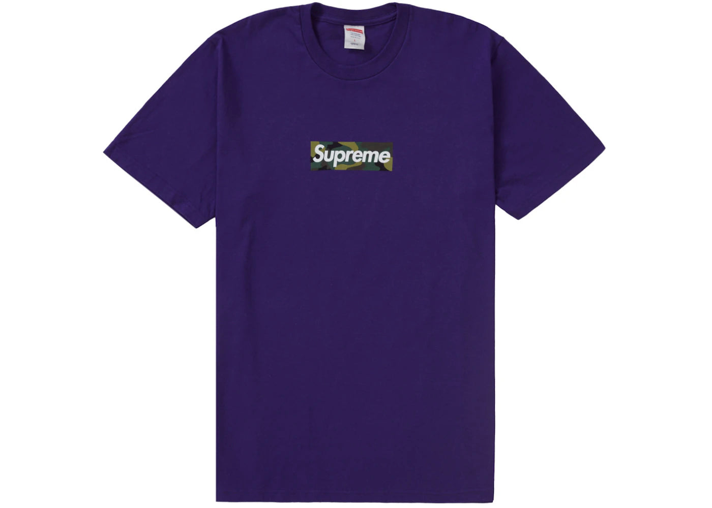 Supreme Box Logo Tee Purple