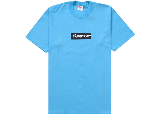 Supreme Futura Box Logo Tee Bright Blue