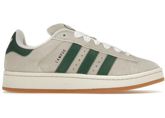 Adidas Campus 00s Crystal White Dark Green