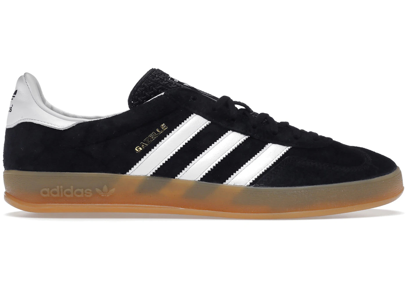 Adidas Gazelle Black White Gum