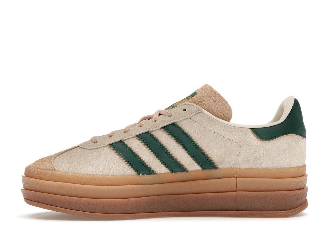 Adidas Gazelle Bold Magic Beige Collegiate Green