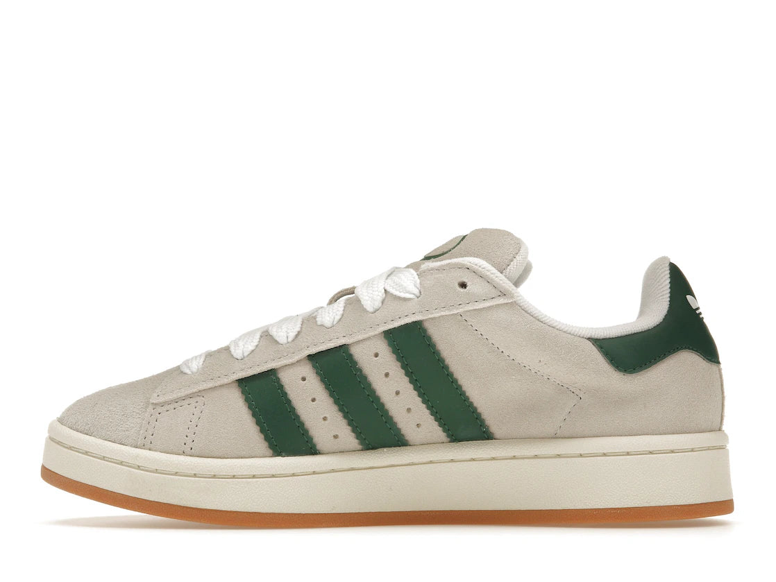 Adidas Campus 00s Crystal White Dark Green