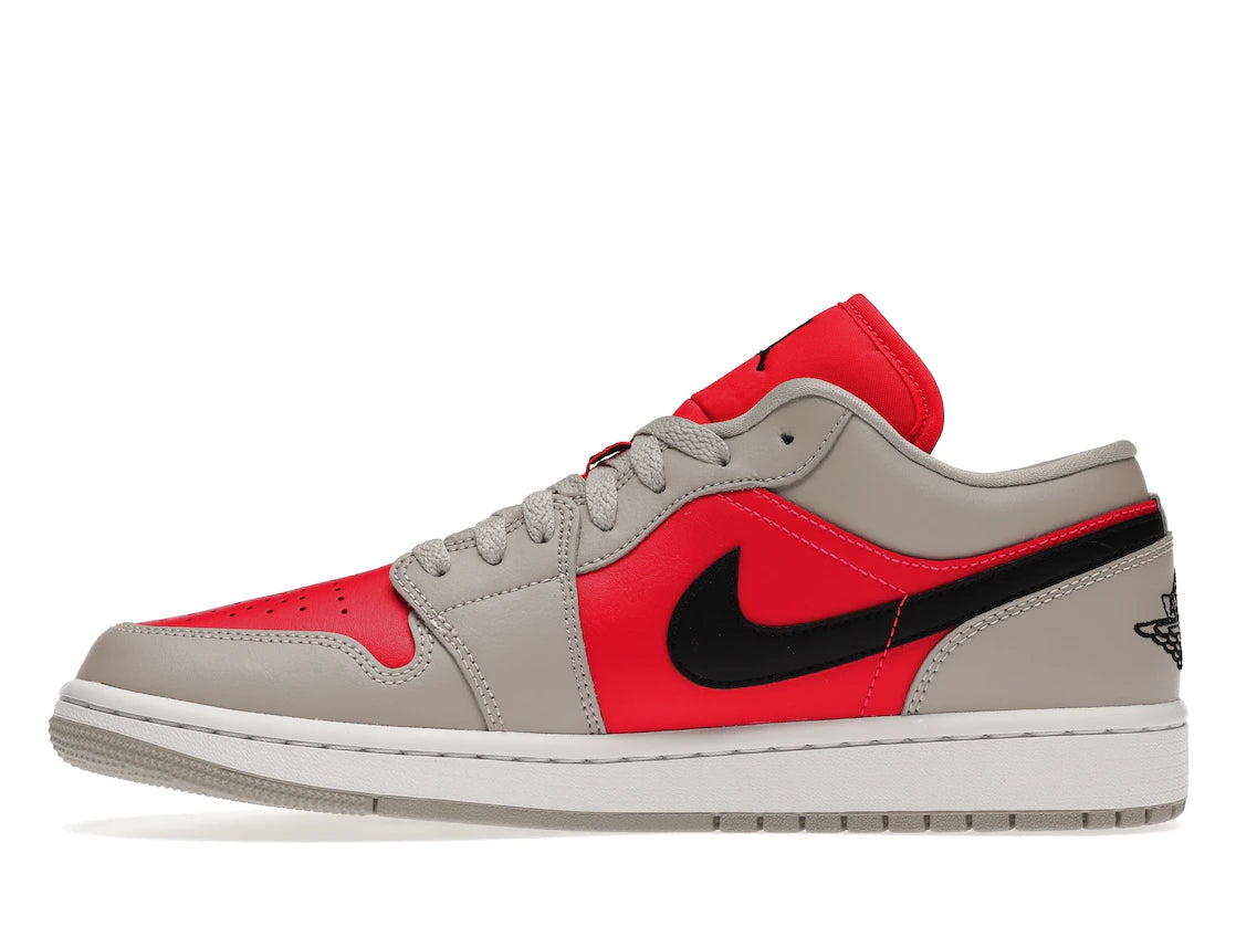 Air Jordan 1 Retro Low Light Iron Ore Siren Red