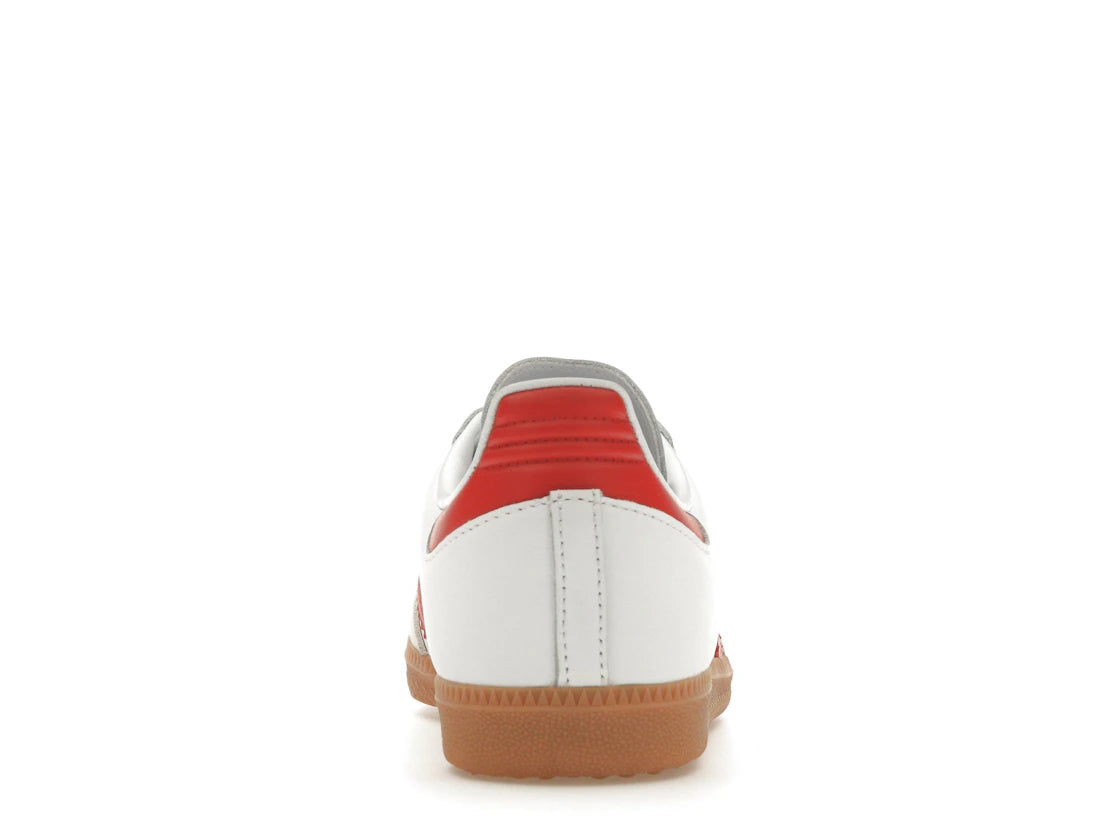 Adidas Samba OG White Solar Red Gum